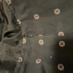 Cynthia Steffe  Black Skirt with Lattice Pattern and Tule Edging Size 14 Photo 2