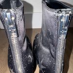 Current Mood Dolls Kill LYRA Platform Boots Black 7 Celestial Star N' Moon Goth Photo 4