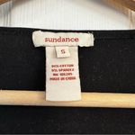 Sundance  Vanessa Faux Wrap Ruched Side Black Top Size Small Photo 2