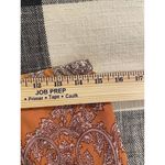 Vintage Zero Zero Womens Skirt Large Red Paisley Fairy Prairie Cottagecore Boho Orange Photo 6