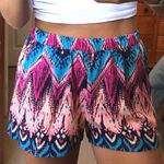 fab'rik Pink Patterned Shorts  Photo 0