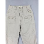 American Eagle  Outfitters Cargo Khakis Womens Size 6 Beige Cotton Pants Photo 1