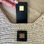 ANINE BING Lou Monogram Bag in Natural & Cognac with Replaced Strap Photo 7