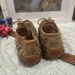 Twisted X Women's  Leather Boat Driving Brown Southwest Style Shoes Size … Photo 5