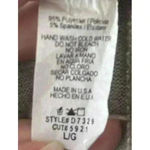 12PM by Mon Ami  Shirt Size L Long Sleeve Polka dot denim Trim Photo 3