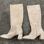 Seychelles  Elegant sand/ Beige Knee-High suede Boots 7.5 Photo 0
