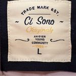 Ci Sono Cropped Hooded Windbreaker Jacket Blush Pink full zip Photo 3