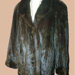 Vintage Gian Carlo Full Mink Dark Fur Coat Jacket Thick Winter Brown Long Lined Size 2X Photo 0