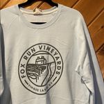 Fox Run Vineyards Finger Lakes NY baby blue crewneck sweatshirt Size L Photo 1