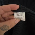 VICI Black Ribbed Stretch Turtleneck Sweater Photo 2