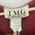 Tmg  1/2 Sleeve Midi Casual Dress Womens XL Red Photo 2