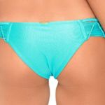 Luli Fama PINEAPPLE FIELDS - Bikini Hot Buns Bottom Aquamarine -NWOT Photo 1