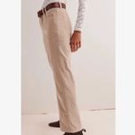 Free People  Risk Taker High Rise Straight Tan Ecru Neutral Modal Jeans Size 30 N Photo 8