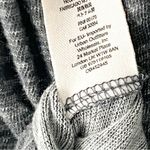 Free People Space Dyed Gray Long Sleeves High Side Slits To The Max Tunic Small Photo 5