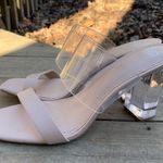 BP . Naomi Block Heel Sandal in Blush Faux Leather Size 10 Photo 2