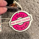 Aeropostale  Sleek Black Wallet Wristlet Crossbody Bag NWT Photo 3