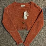 Urban Outfitters Cropped Chenile Cardigan Photo 0