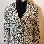 Dress Barn WOMENS BUTTON DOWN JACKET W/WIDE COLLAR & BELT VERY SOFT SZ. MED Photo 1