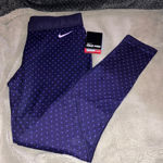 Nike NWT  Pro Dri-Fit Hyperwarm Series Polka Dot Leggings, Large Photo 0