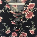 Justify Floral Navy Oversized Boxy Sweatshirt Medium Photo 2