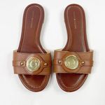 Tommy Hilfiger Medallion Slide Sandals Photo 0