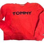 Tommy Hilfiger Vintage  sweatshirt women's 3D spell out flag on sleeve Size S Photo 0