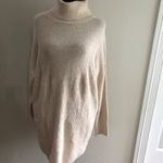 Aerie Cozy Oversized Beige Turtleneck Sweater Casual & Warm Size Medium NWT Photo 3