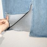 J.Crew Blue Denim Midi Pencil Skirt Size 28 Photo 1