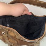 Vintage Y2K Metallic Copper Brown Studded Slouchy Hobo Shoulder Bag Photo 10