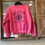 Comfy Sweatshirt Beach Florida Cotton Destin Pink Pullover Womens Medium Photo 2