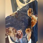 Gibson Latimer  Black and Brown Floral Bodysuit Photo 3