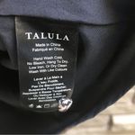 Aritzia Talula Cadogan Dress Tie Neck Boho navy Floral Print Small Photo 6