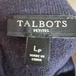 Talbots Ruffle Cardigan Nautical Preppy Classic Large Photo 6