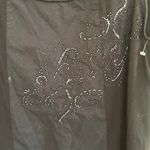 Valerie Bertinelli Black cotton tank top with sequin detail Photo 2