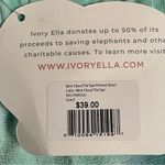 Ivory Ella  Mint Cloud Tie Dye Printed Shorts Photo 10