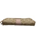 Coach  Tan Signature Canvas Wristlet  Wallet Photo 2