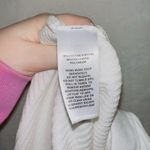 Lafayette 148  White Textured High Waisted A-line Knee Length Skirt Photo 4