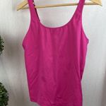 Chico's Chico’s Hot Pink Loose Weave Crochet Knit Top & Tank Set 2 L Photo 6
