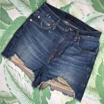 Anthropologie Modern American East Side High Rise Distressed Denim Shorts Photo 0