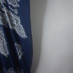 Cristinalove  Blue White Tunic Top L Photo 4