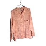 Eberjay Eberjey Viscose Peach Long Sleeve Pajama Set Large Photo 2