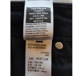 Levi's Levi Strauss Black Jeans women's mid-rise skinny pants size W37 L28 Photo 6