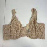 Smart & Sexy 42DD Bra Signature Lace Unlined Underwire In Buff Beige SA964 Photo 2