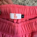 Pink Palm Puff  Sweat Shorts  Photo 2