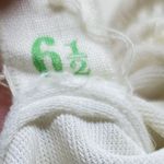 Vintage White Gloves with Lace Trim White Photo 2