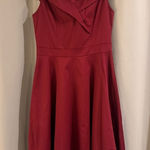 Source Unknown Women’s No Brand Burgundy Off the Shoulder Dress Photo 0