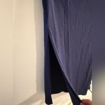 American Eagle Aerie Petite Deep Blue Maxi Split Skirt Photo 2