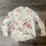 Reiss Faye Floral Print Button Up Shirt in Ivory Photo 3