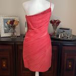 Theia Modele Coral Beaded Cocktail Dress size 10 Photo 1