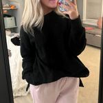 Aerie Black Oversized Crewneck Photo 0